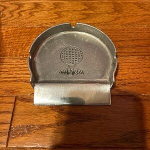 Pewtarex Co. York Pennsylvania Pewter Golf Putter Practice Ashtray Vintage